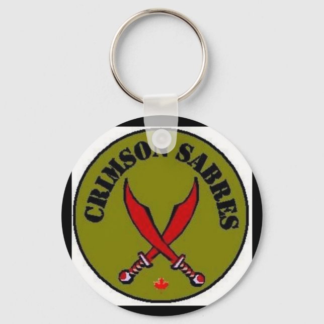 Crimson Sabres Key Chain (Front)