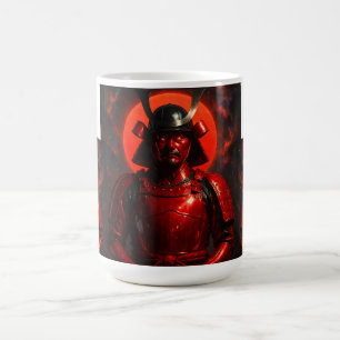 Crimson Samurai Warrior Coffee Mug