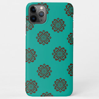 "Crimson Scrolls – Bold Elegance" iPhone 11Pro Max Case