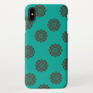 "Crimson Scrolls – Bold Elegance" iPhone XS Max Case
