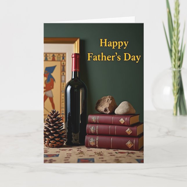 Crimson Seal Fathers Day Card (Front)