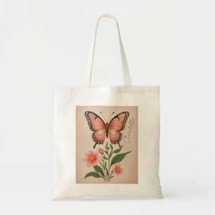 Crimson Serenade Personalised Tote Bag