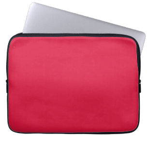 Crimson Solid Colour Classic Elegant Trendy Laptop Sleeve