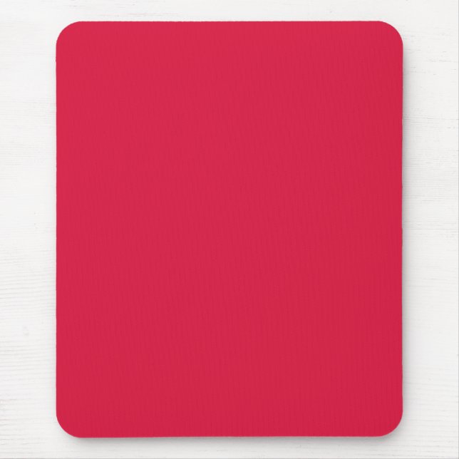 Crimson Solid Colour | Classic | Elegant | Trendy  Mouse Mat (Front)