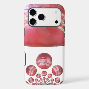 Crimson Spin – A Beautiful Red Cricket Ball Arti