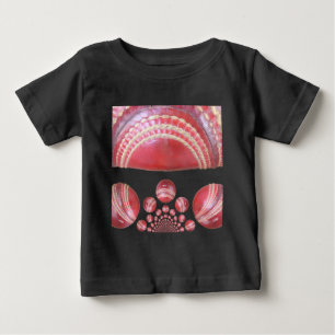 Crimson Spin – A Beautiful Red Cricket Ball Arti Baby T-Shirt