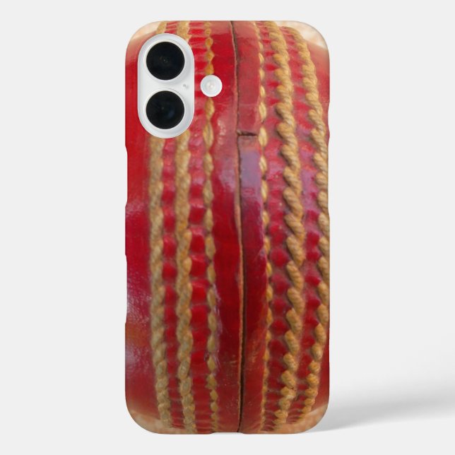 Crimson Stitch Focus: Close-Up of Cricket's Heart Case-Mate iPhone Case (Back)