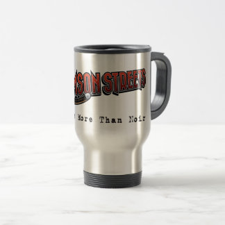 Crimson Streets Logo Travel Mug