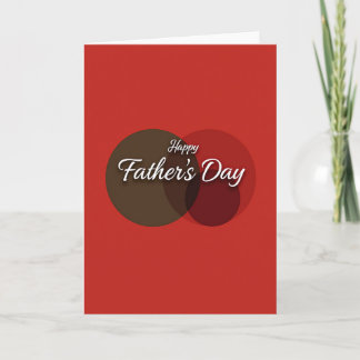 Crimson Sweet Fathers Day Card