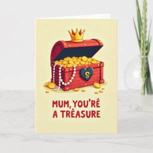 Crimson Treasure Mothers Day Card