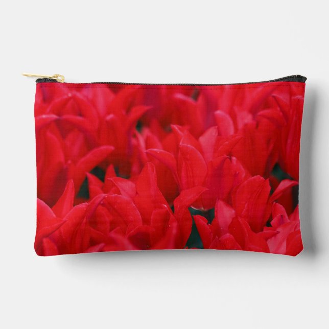 Crimson Waves  Accessory Pouch (Front)