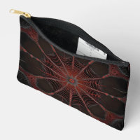 Crimson Web: Fractal Dance with the Redback Spider