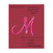 Crimson Wedding Monogram Value Budget Red Fabulous