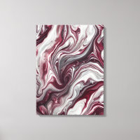 Crimson Whirlwind Canvas Art
