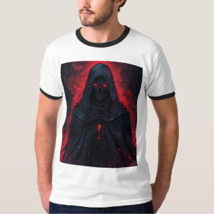 Crimson Wraith – Dark Gothic Grim Reaper Fantasy T-Shirt