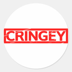 Cringey Stamp Classic Round Sticker