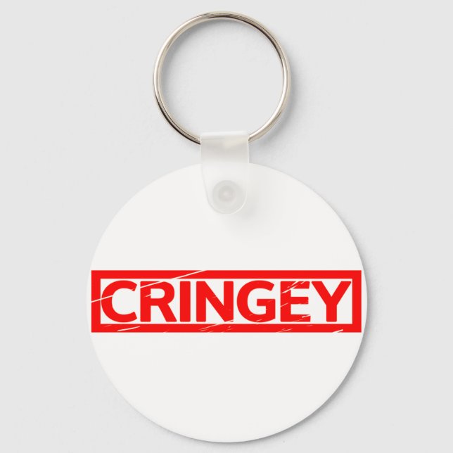 Cringey Stamp Key Ring (Front)