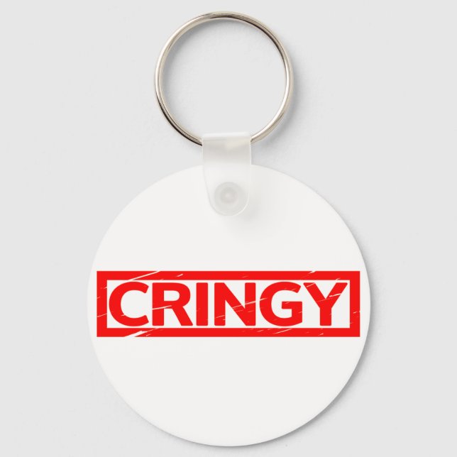 Cringy Stamp Key Ring (Front)
