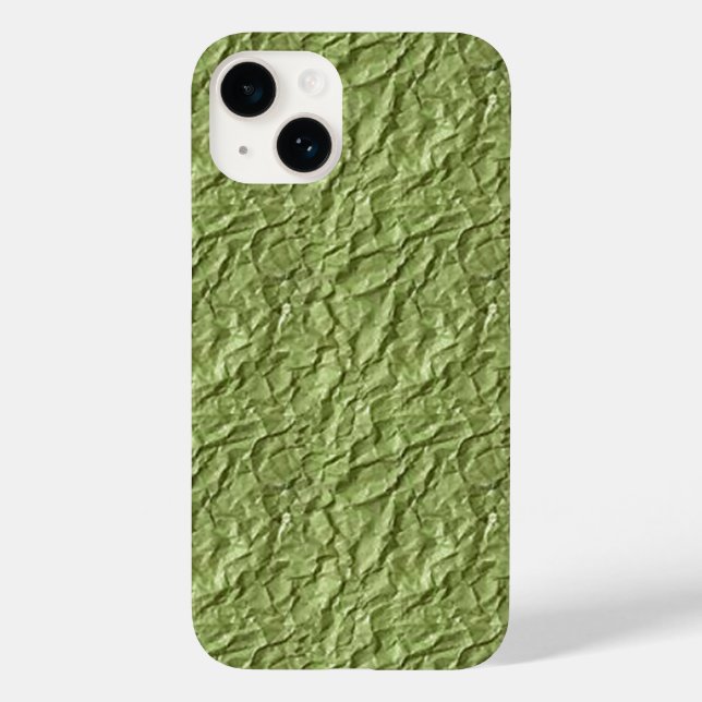 Crinkled Bag Look Green Case-Mate Case (Back)