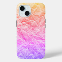 Crinkled Rainbow Paper