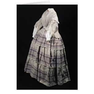 Crinoline dress, 1850-60