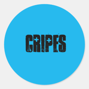 Cripes Sticker. When you don't know what to say! Classic Round Sticker