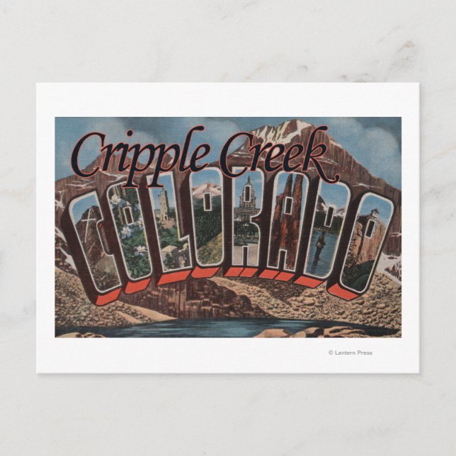 Cripple Creek, Colorado - Large Letter Scenes Postcard (Front)