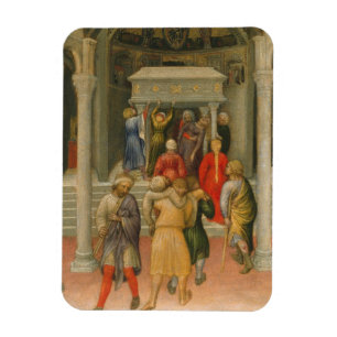 Crippled and Sick Cured at Tomb of St. Nicholas Magnet