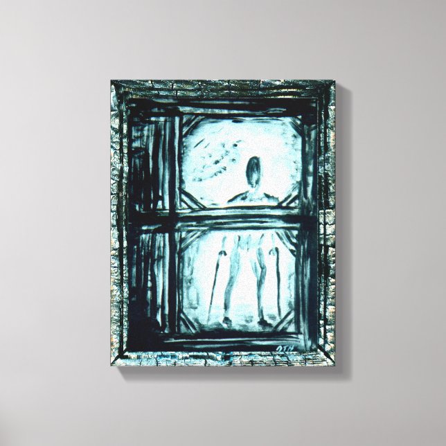 Crippled Man II Canvas Print (Front)