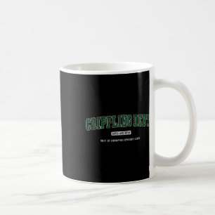 Crippling Debt' College Style Green New Graduate H Coffee Mug