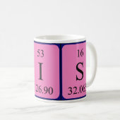 Cris periodic table name mug (Front Right)