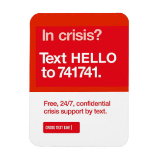 Crisis Text Line Magnet