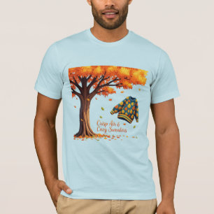 Crisp Air & Cozy Sweaters Autumn Illustration
