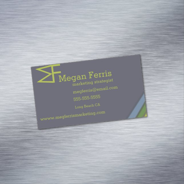 Crisp and Dramatic Magnetic Business Card (In Situ)