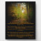 Crisp Autumn Breeze Scenic Poem Easel Photo