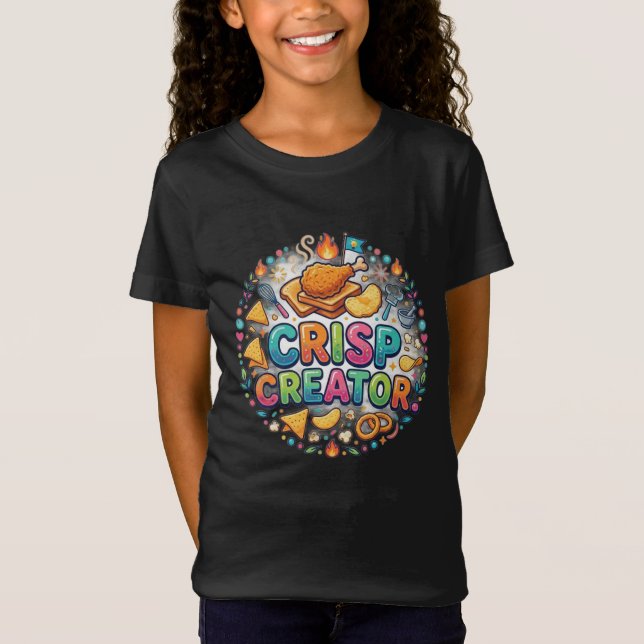 Crisp Creator – Bold Creative Vibes Tee (Front)