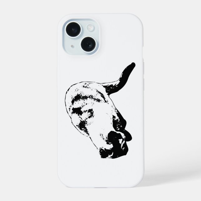 Crisp Edge, Calm View iPhone 15 Case (Back)