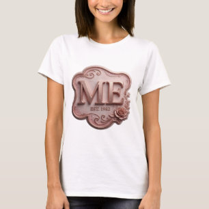Crisp Gold ME EST 1982 Modern Design T-Shirt