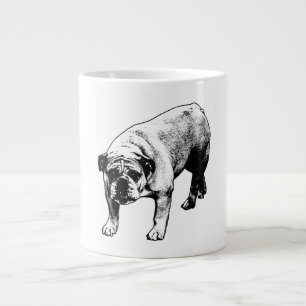 Crisp Noel Bulldog Large Coffee Mug