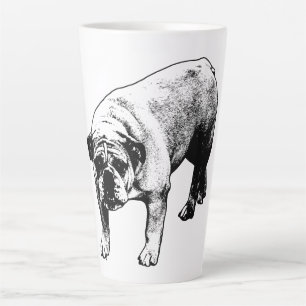 Crisp Noel Bulldog Latte Mug