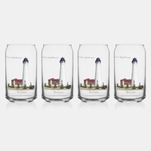 Crisp Point Lighthouse can glass
