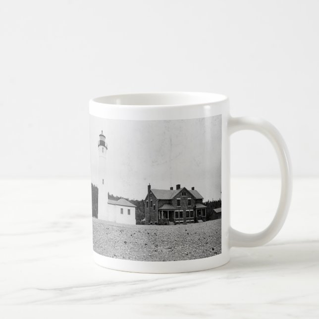 Crisp Point Lighthouse Coffee Mug (Right)