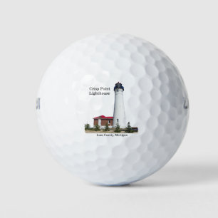 Crisp Point Lighthouse golf balls