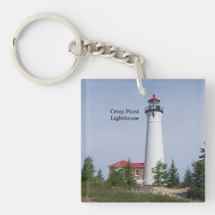 Crisp Point Lighthouse key chain