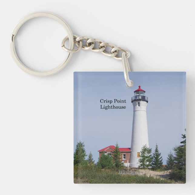 Crisp Point Lighthouse key chain (Front)