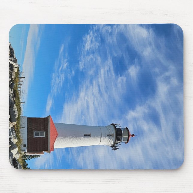 Crisp Point Lighthouse Mouse Mat (Front)