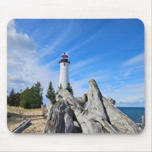 Crisp Point Lighthouse Mouse Mat