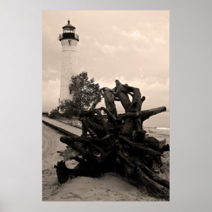 Crisp Point Lighthouse Poster