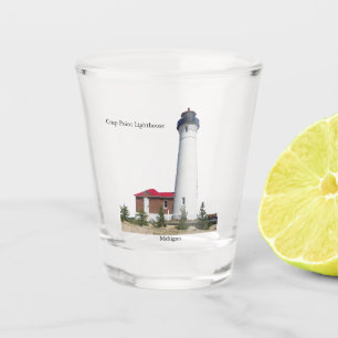 Crisp Point Lighthouse shot glass