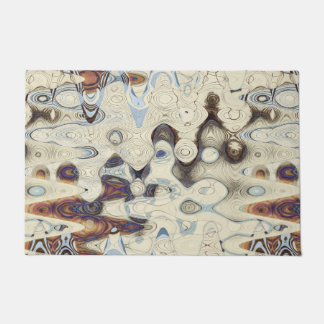 Crisp Retro Pattern Doormat